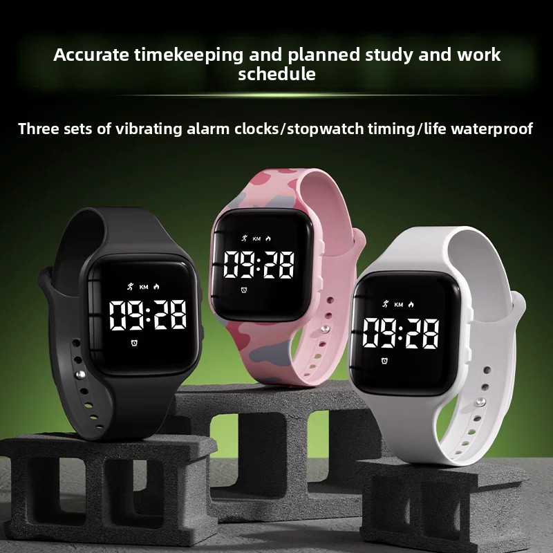 Smartwatch Watches For Kids - Детские умные часы с LED-дисплеем, бесшумной