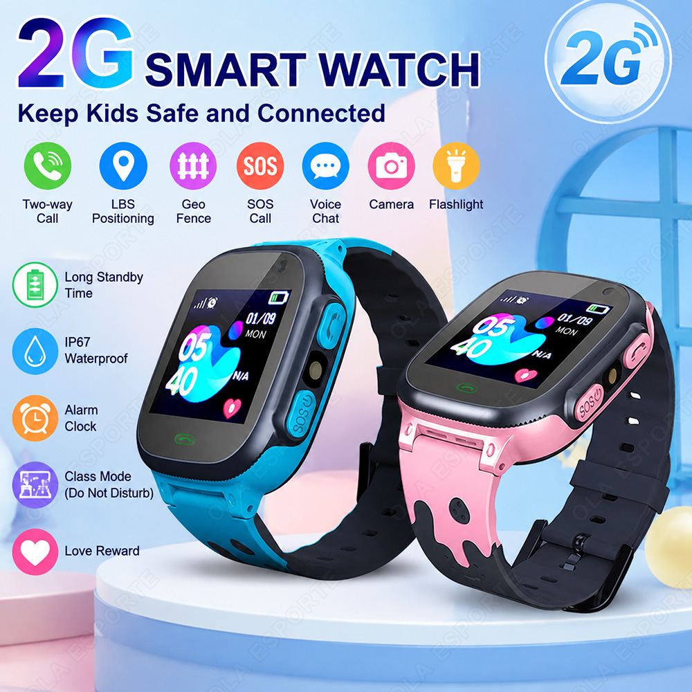 Smartwatch Watches For Kids With Gps - Новые детские умные часы с HD-сенсорным