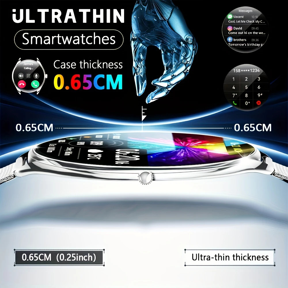 Watches Ladies Smartwatch - Новые ультратонкие умные часы 2026 года