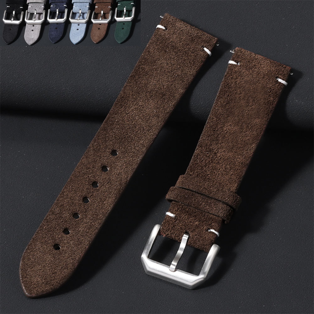 Smartwatch Vintage Watches For Women - Мягкий замшевый кожаный ремешок для часов
