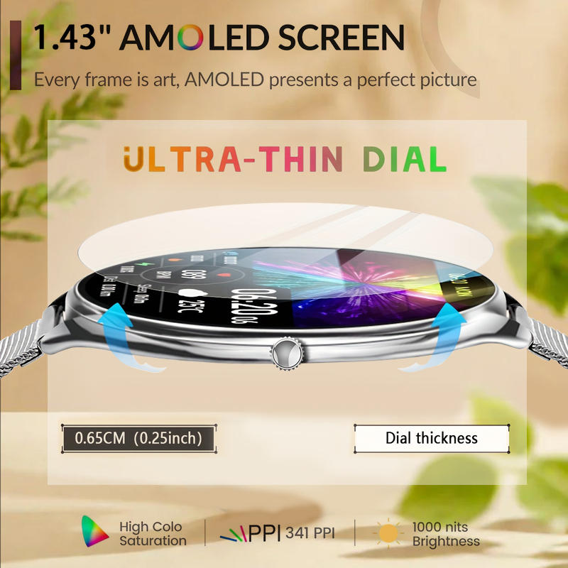 Watches Ladies Smartwatch - 2026 Оригинальные ультратонкие умные часы для