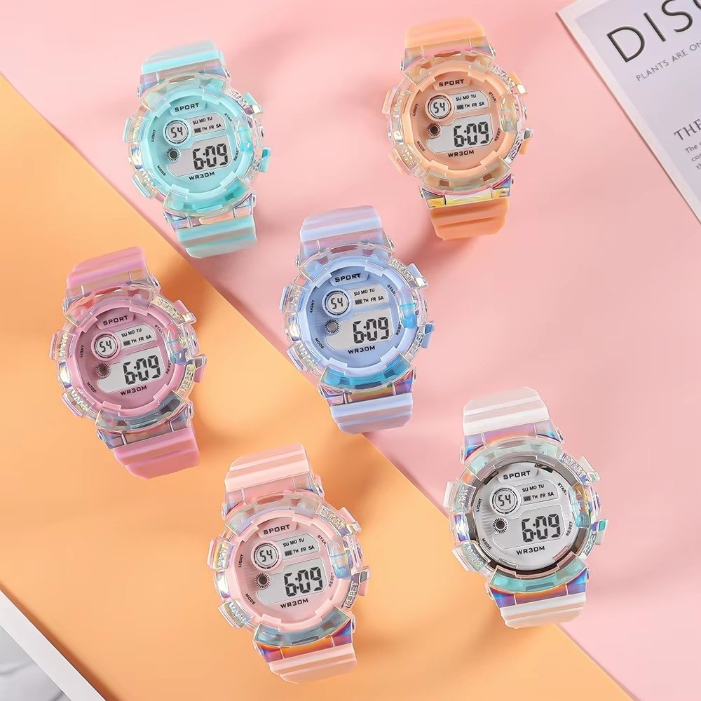 Smartwatch Digital Watches For Kid Girl - Водонепроницаемые спортивные часы для детей, с
