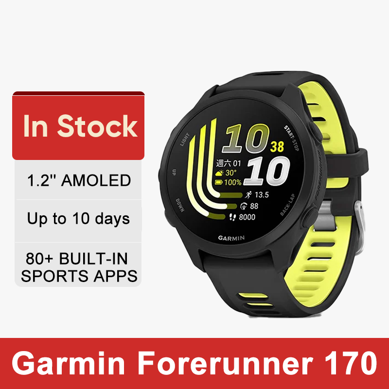 Timex Watches Smartwatch - Garmin Forerunner 170, 1.2'' AMOLED-дисплей, до