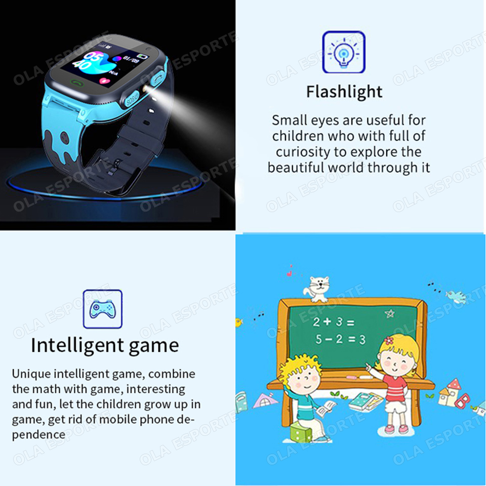 Новые детские умные часы с HD- – обзор и цена Smartwatch Watches For Kids With Gps