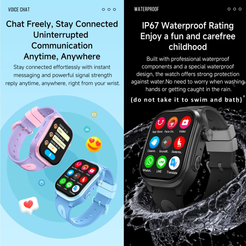Детские умные часы 4G с HD-экр – обзор и цена Smartwatch Watches For Kids With Gps