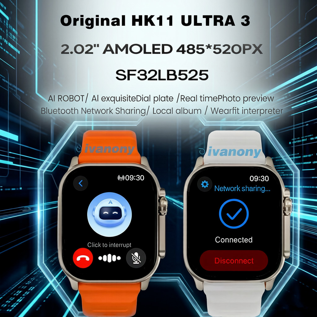 Новые умные часы HK11 Ultra 3, – обзор и цена Smartwatch Watches Price