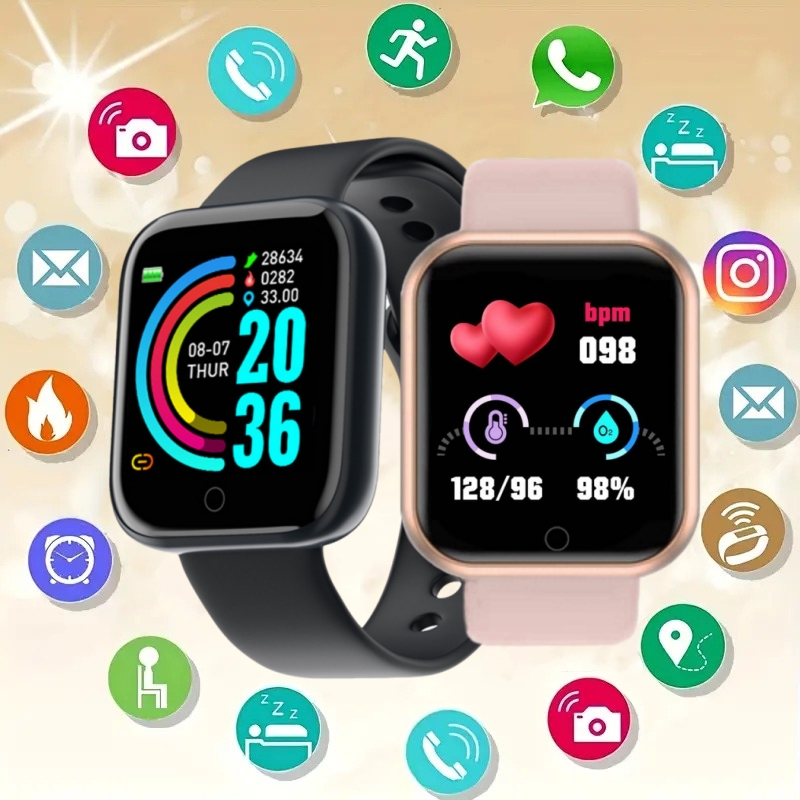 Смарт-часы Y68 D20 мужские, ум – обзор и цена Smartwatch Watches Price