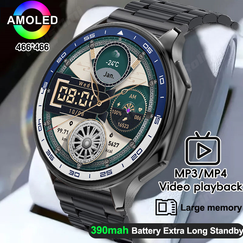 1,43 AMOLED Смарт-часы 3D Surr – обзор и цена Timex Watches Smartwatch