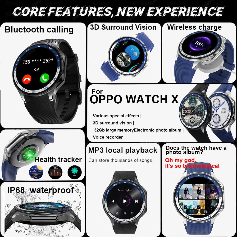 1,43 AMOLED Смарт-часы 3D Surr – обзор и цена Timex Watches Smartwatch
