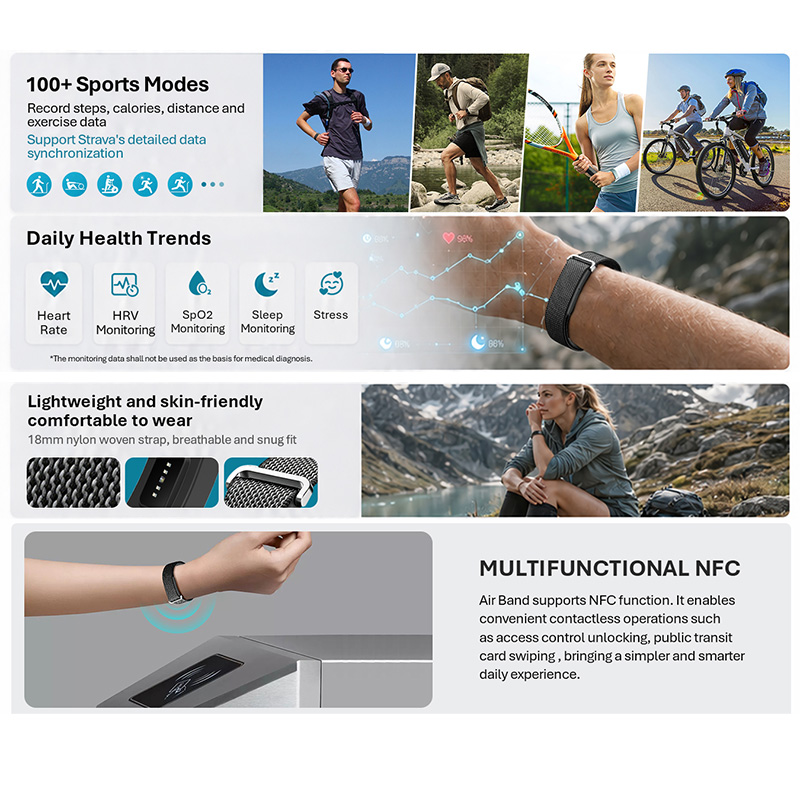 Умный браслет VALDUS Air Band  – обзор и цена Smartwatch Watches Price