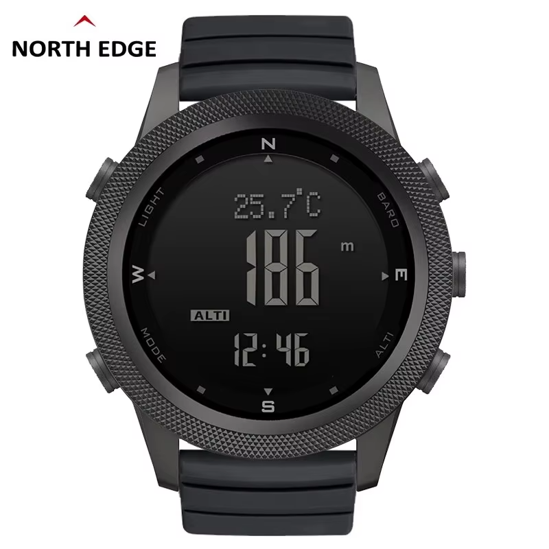 NORTH EDGE APACHE-46 – мужские – обзор и цена Altimeter Compass Watch