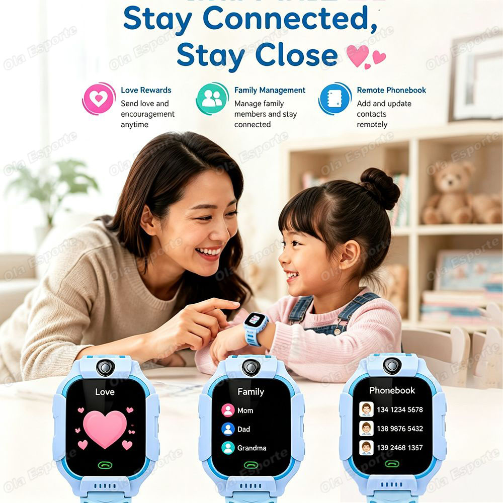 2027 Новые детские умные часы  – обзор и цена Smartwatch Watches For Kids With Gps