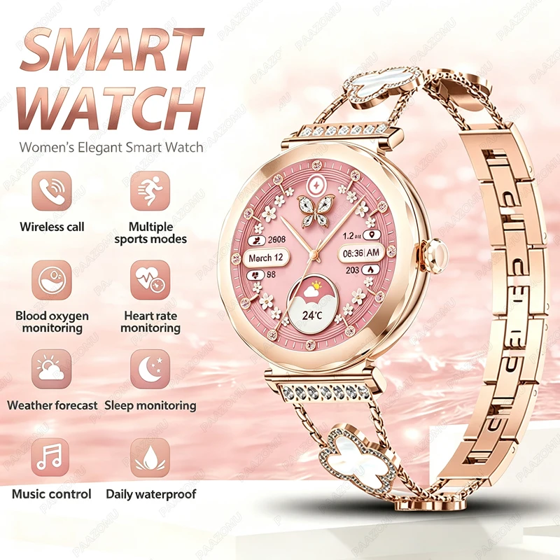 Женские умные часы Rose Gold 2 – обзор и цена Watches Ladies Smartwatch